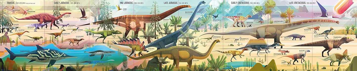 Usborne Book and Jigsaw: Dinosaur Timeline