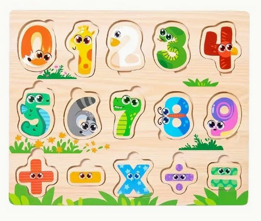 Numbers Wooden Puzzle