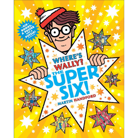 Where's Wally The Super Six! - 6 Book Collection