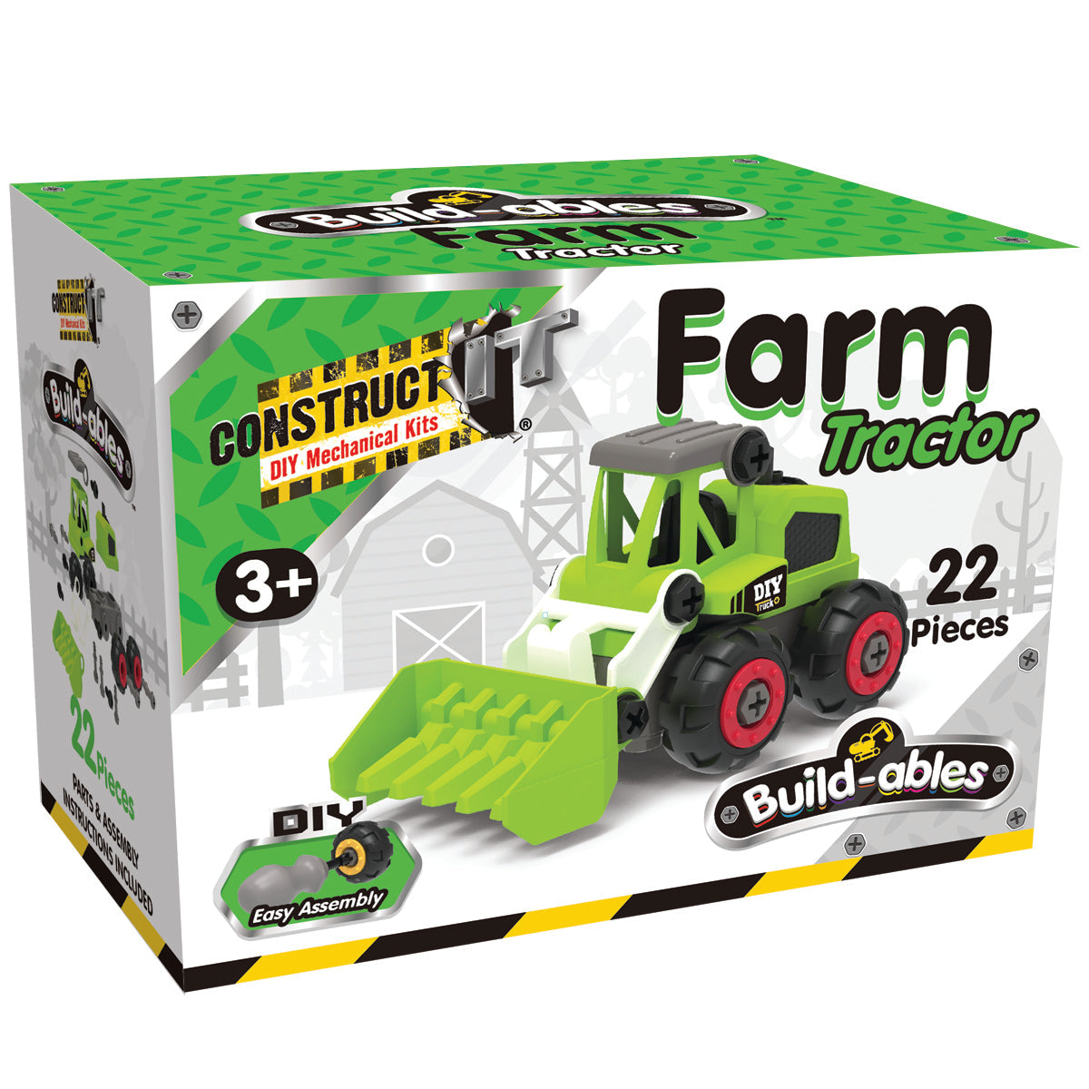Buildables Tractor - buildable farm tractor toy for early learning centres ages 5+