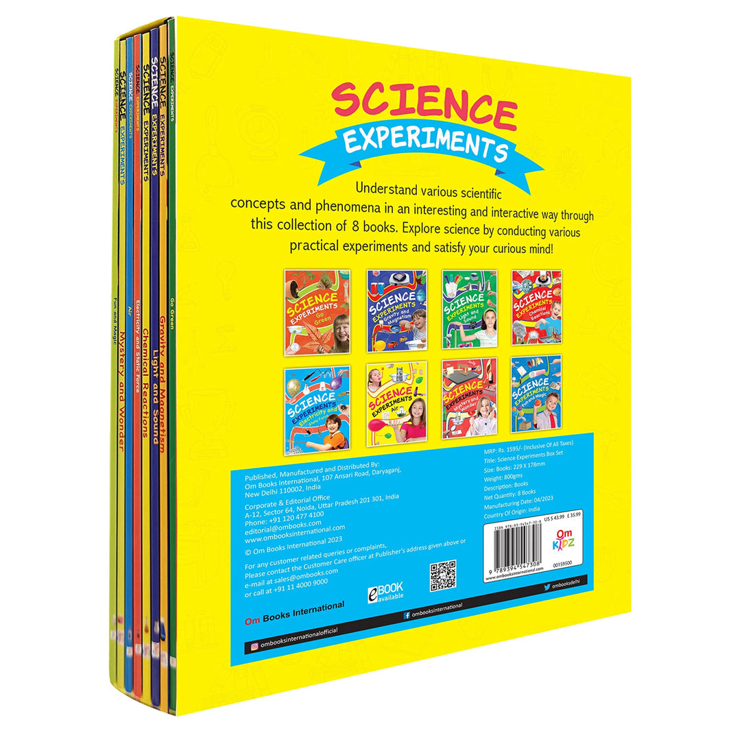 Science Experiments Set of 8