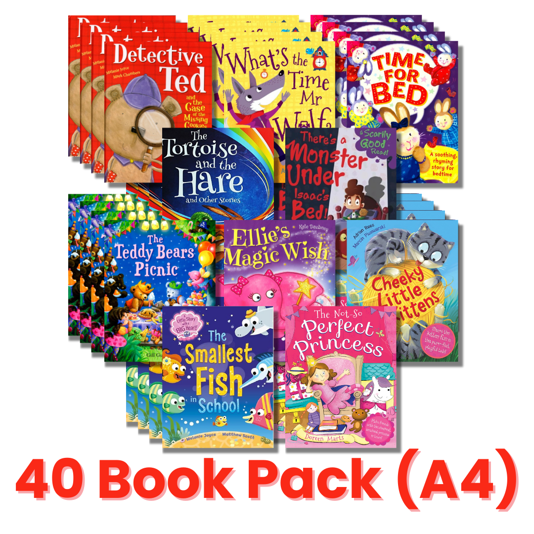 Detective Ted 40 Book Pack for Early Learning (Ages 4-6)