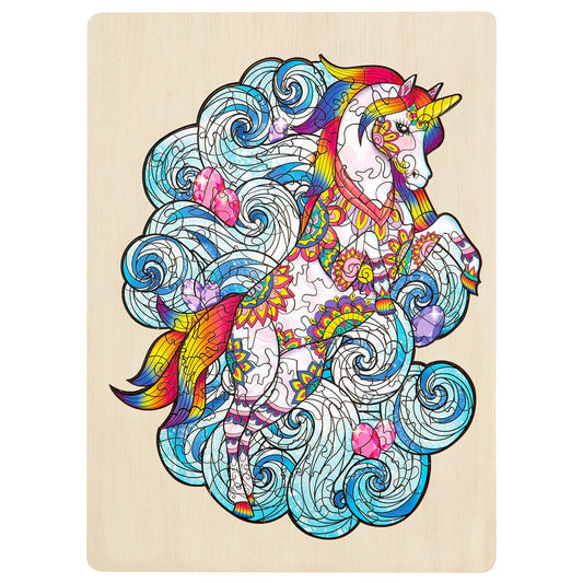Wooden Puzzle Unicorn