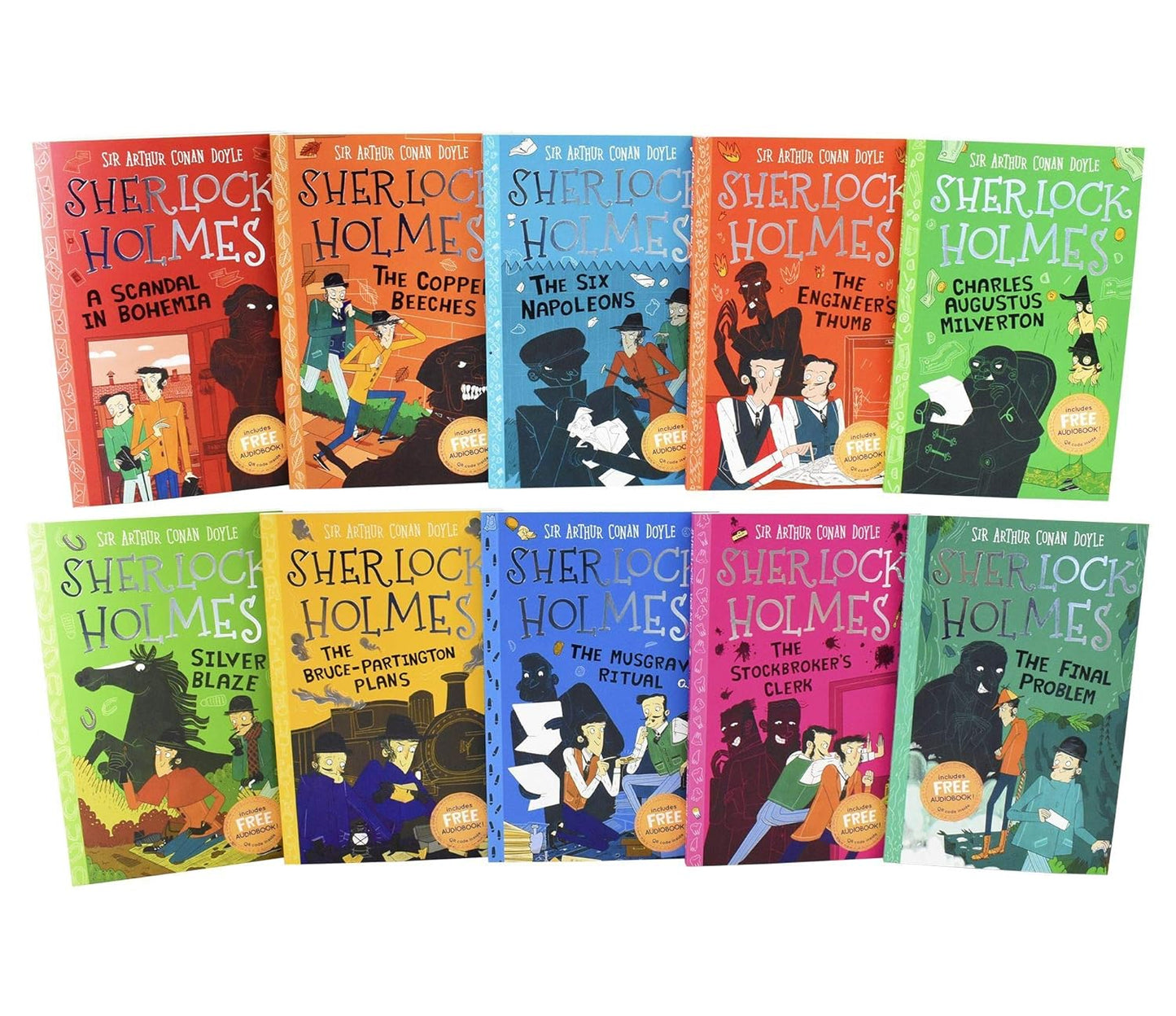 The Sherlock Holmes Children's Collection: Mystery, Mischief and Mayhem - 10 Book Set