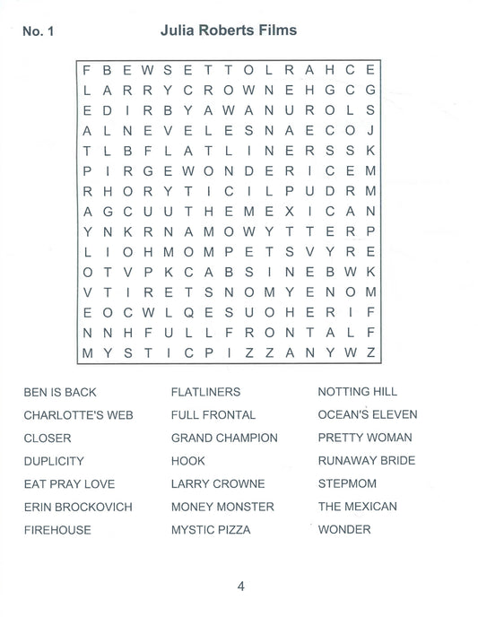 Large Print Wordsearch Extra