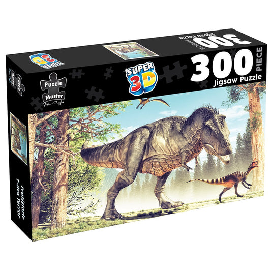 T-Rex Terror Super 3D 300pc Puzzle