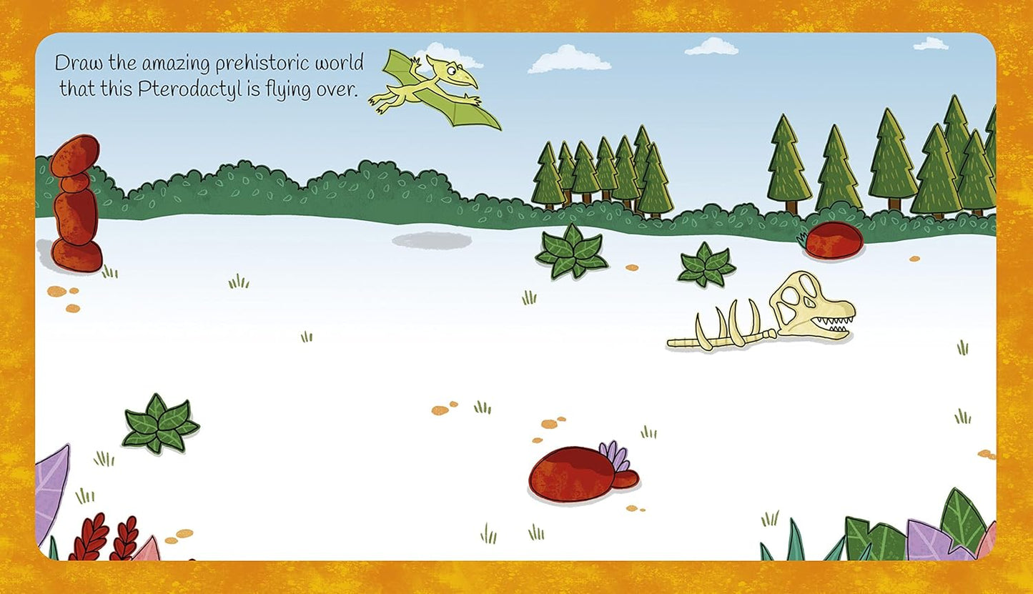 Dinosaur Drawing and Doodling Book