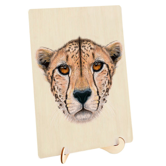 Wooden Puzzle Cheetah – puzzle detail
