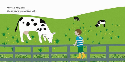 Milly Cow Gives Milk