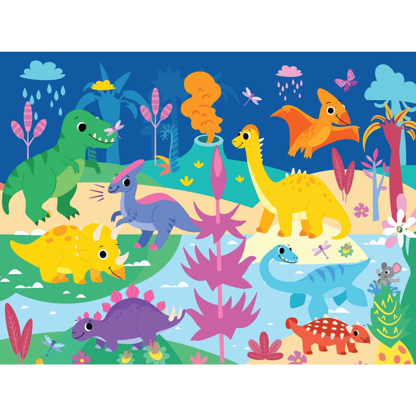 Junior Jigsaw: Roarsome Dinosaurs 45pc Puzzle