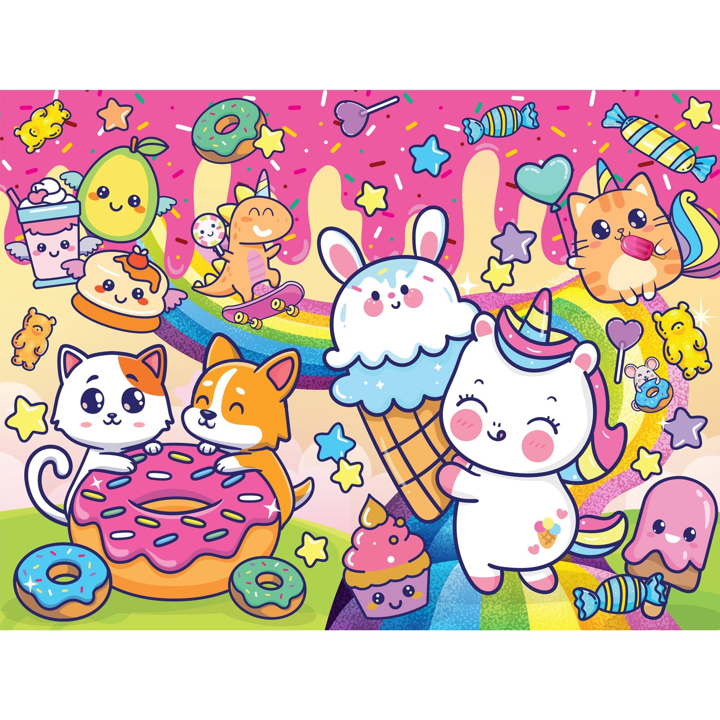 Junior Jigsaw: Sweet Kawaii 45pc Puzzle