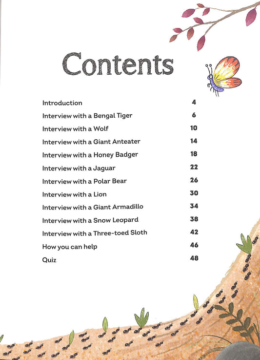 Interview with a Tiger - interior spread 1
