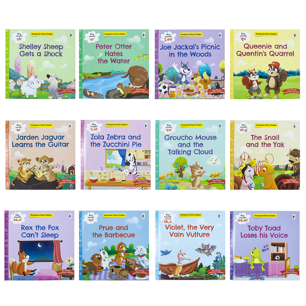 My Third Woodpecker Phonic Readers - 12 Book Set
