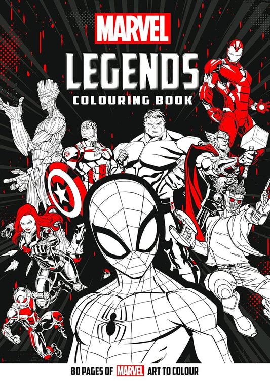 Marvel Legends Colouring Book