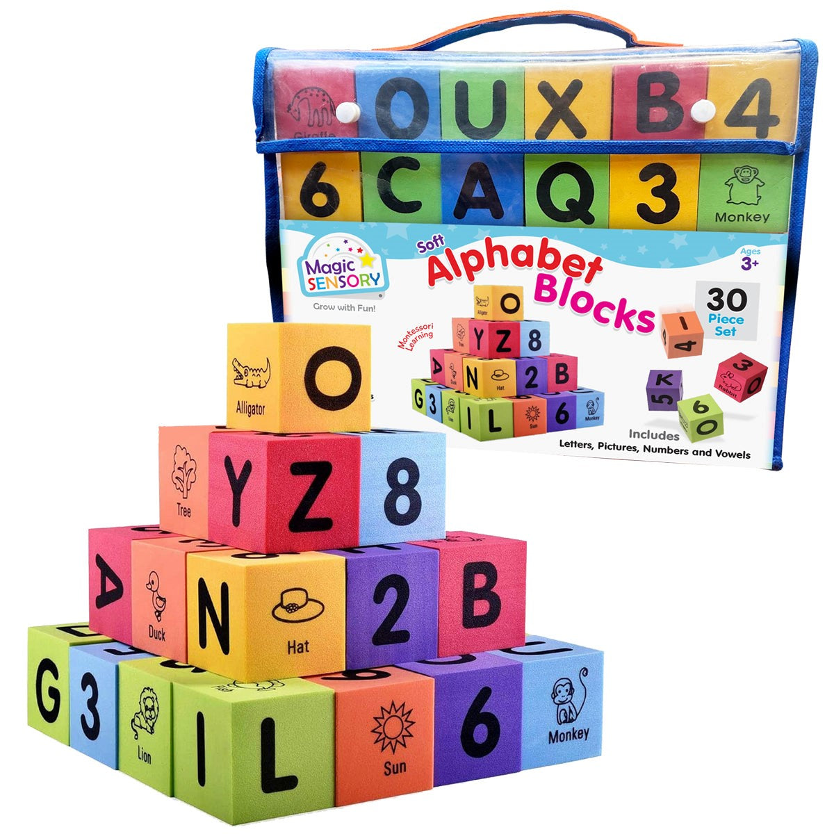 Soft Alphabet Blocks