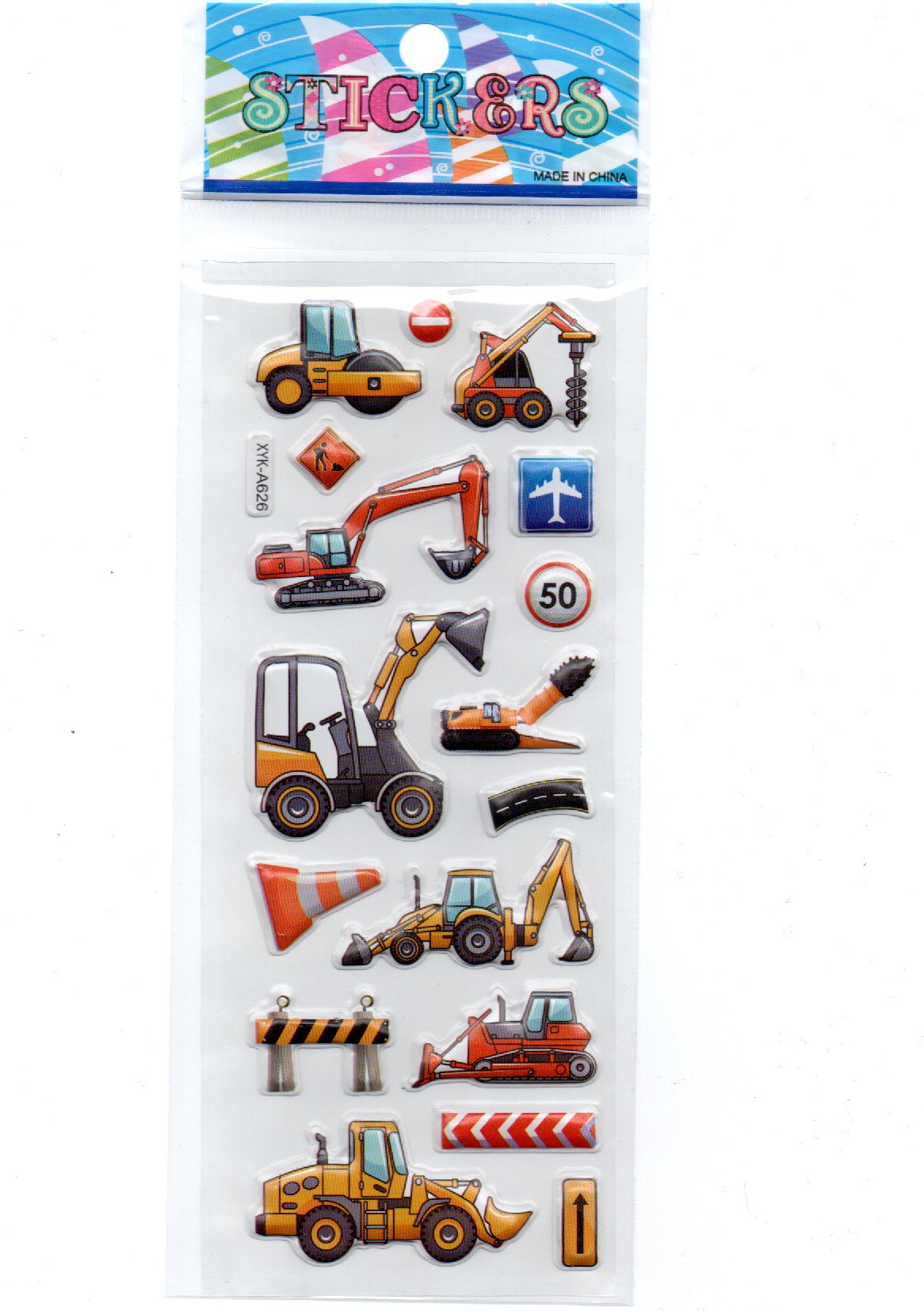 Construction Stickers - Set 9
