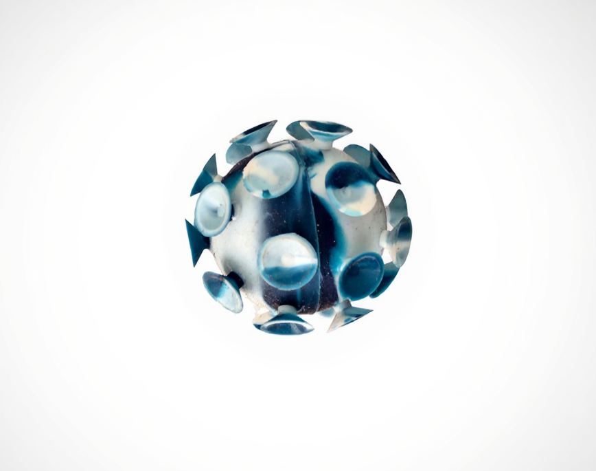 Krazy Suction Ball - Blue/White