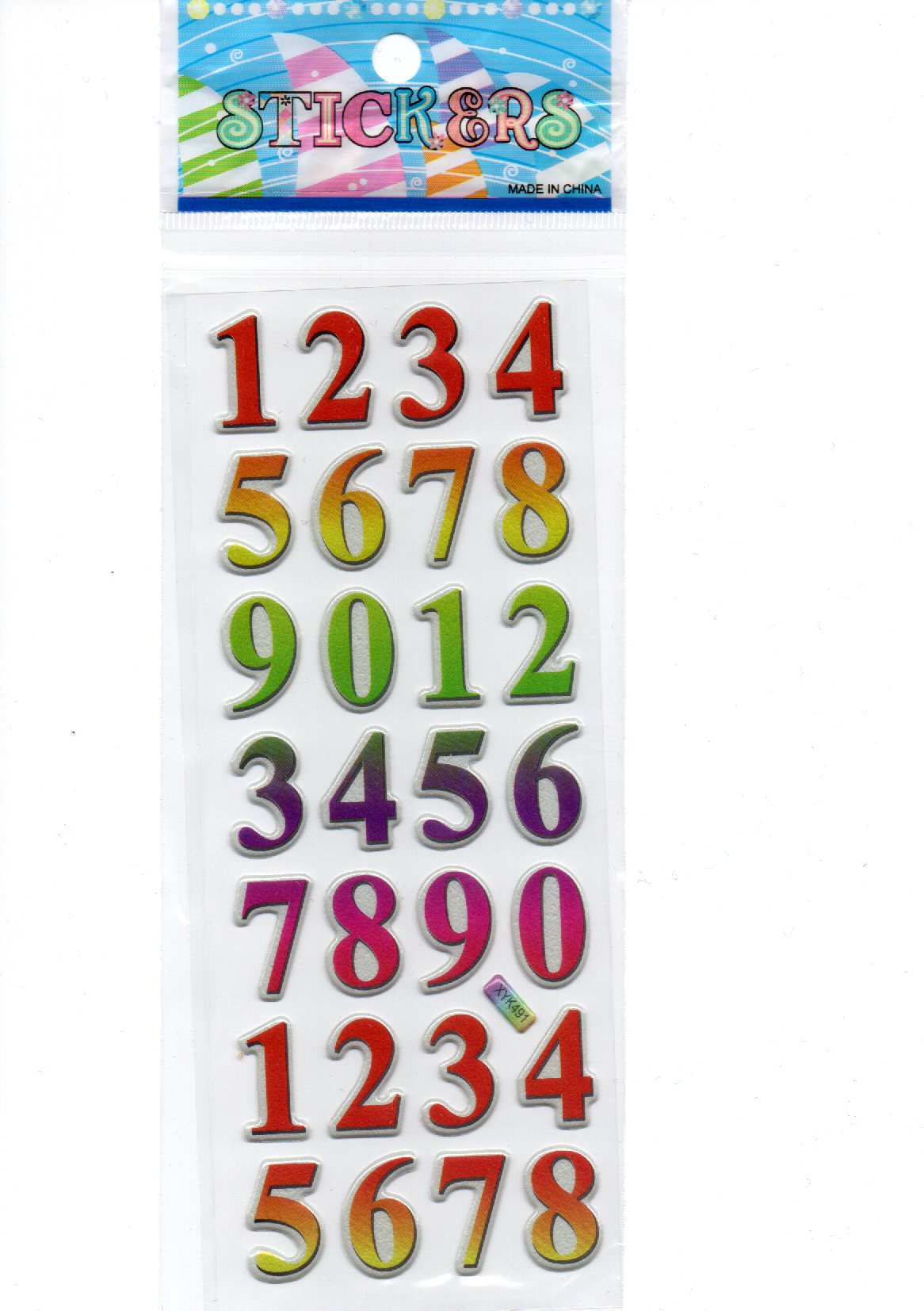 Numbers Stickers - Set 1