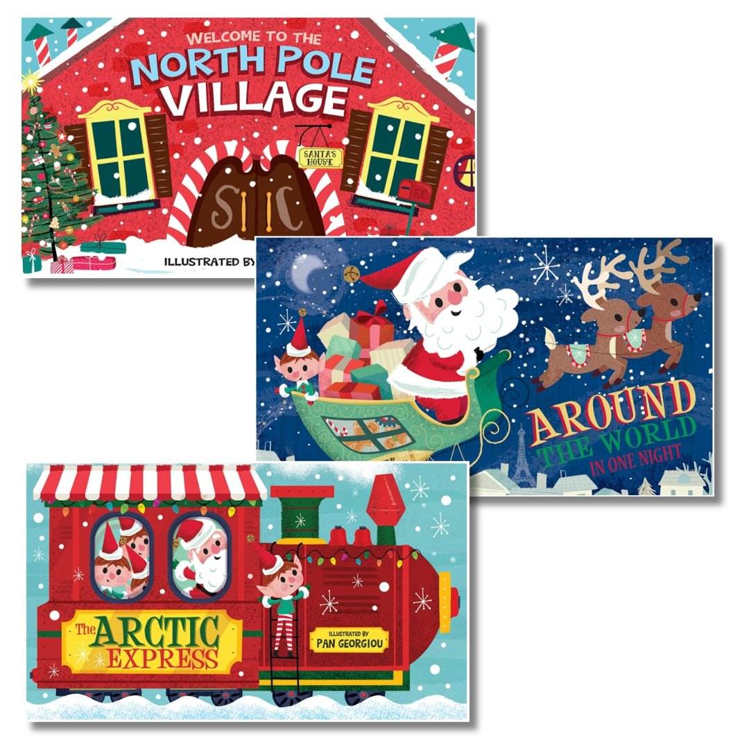 Christmas Adventure 3 Board Book Pack (Ages 0-2)