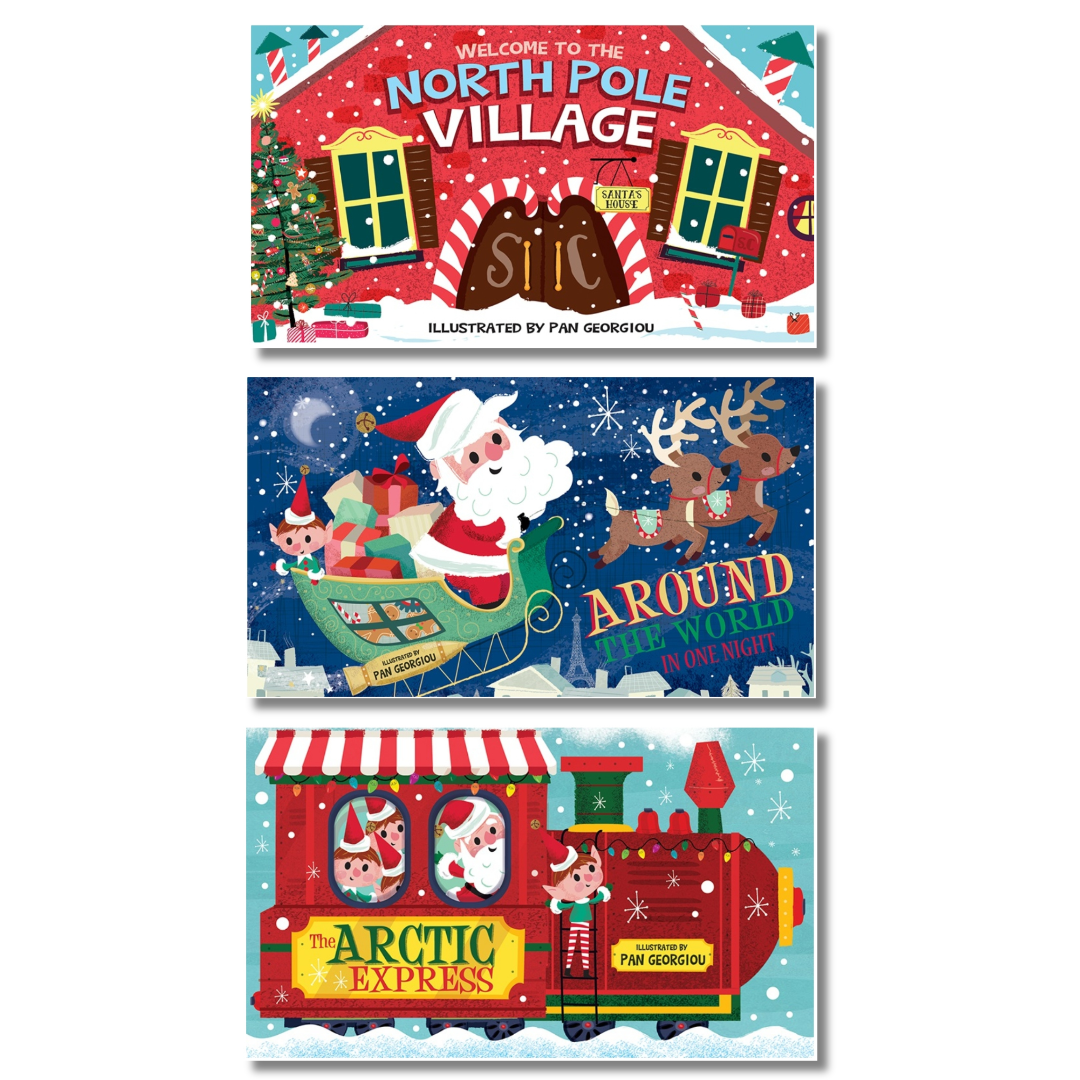 Christmas Adventure 3 Board Book Pack (Ages 0-2)