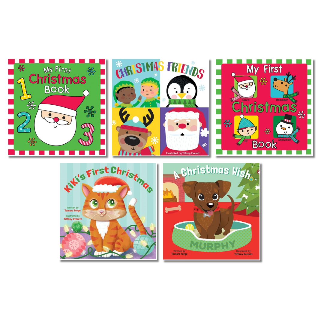 My First Christmas 5 Board Book Pack (Ages 0-2)