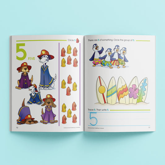 School Zone Counting 1-10: A Get Ready Book