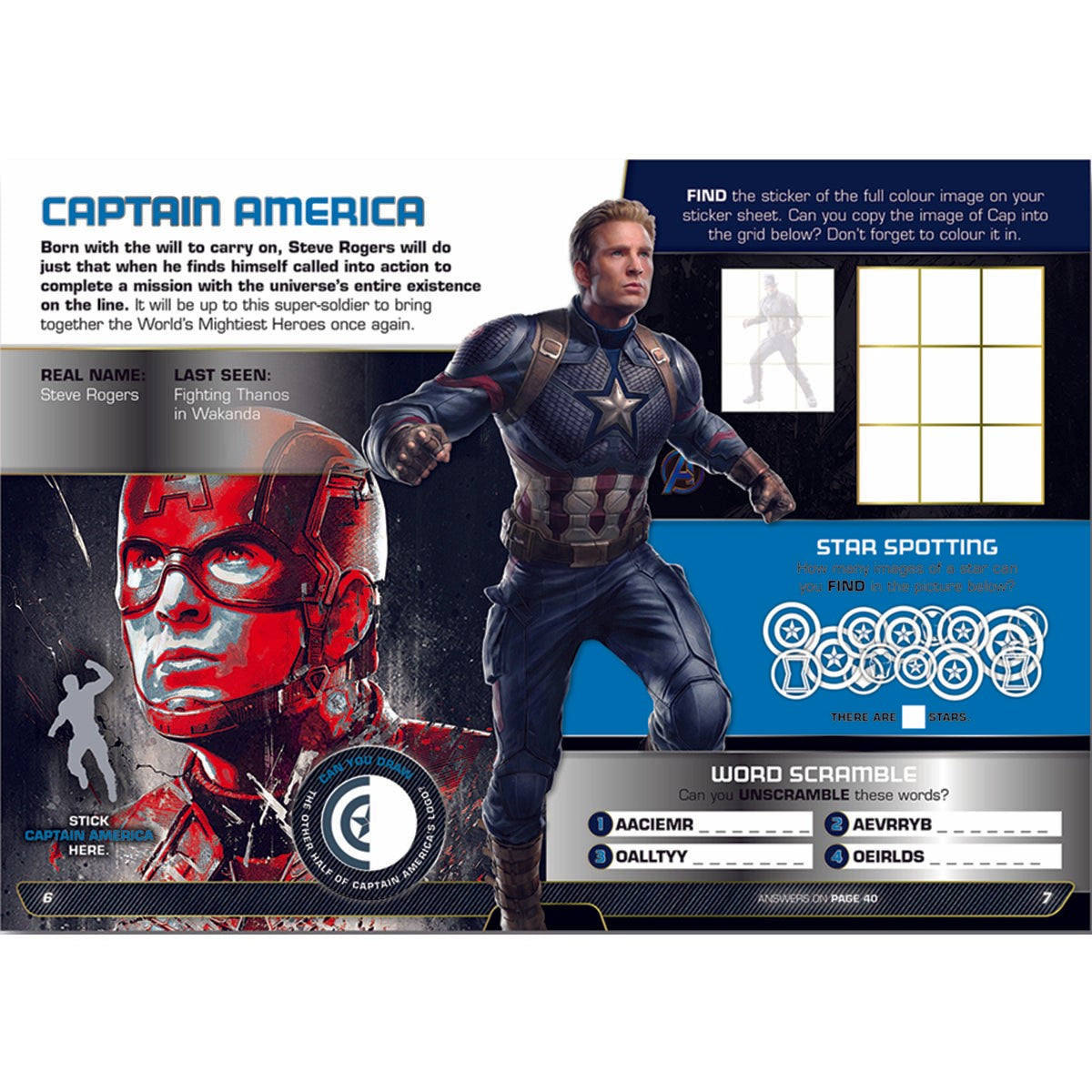 Marvel Avengers 1000 Sticker Book
