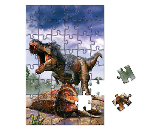 T-Rex vs Triceratops Giant Floor Puzzle