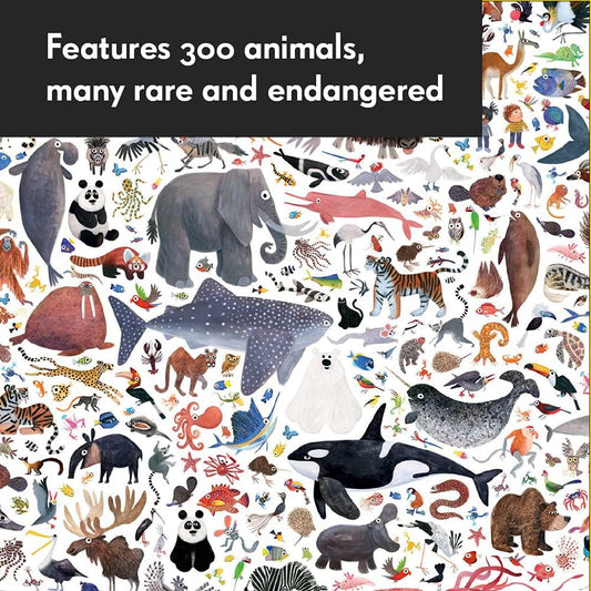 Hello Animals of World 500pc Jigsaw Puzzle
