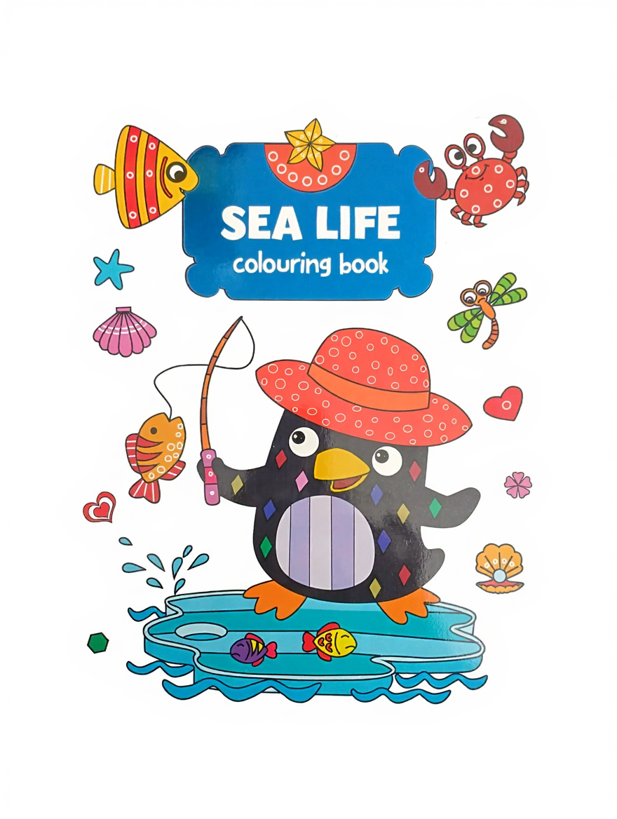 Sea Life Colouring Book