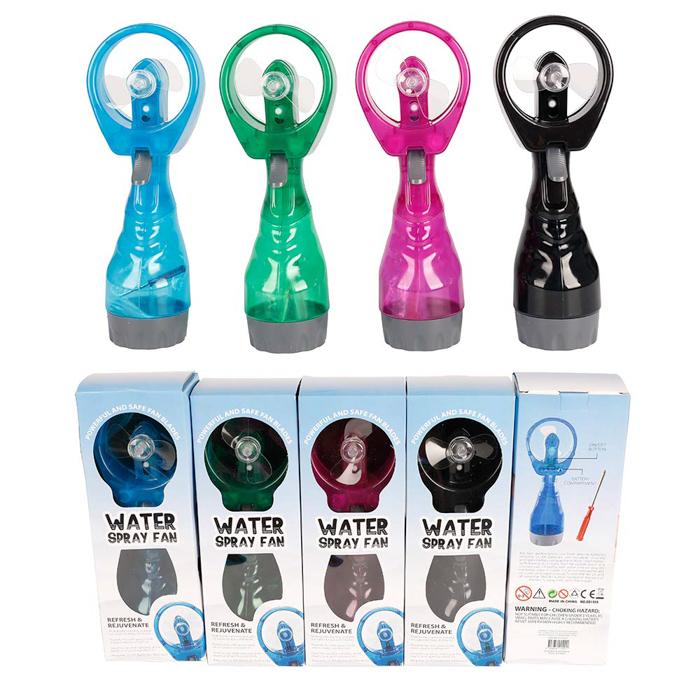Water Spray Mist Fan - Assorted Colours