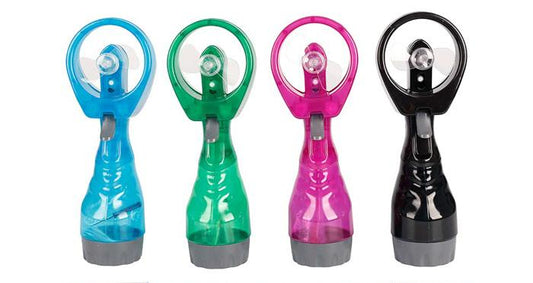 Water Spray Mist Fan - Assorted Colours