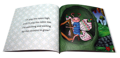 Muzicbug Picture Story Books – 20 book pack contents showing individual Muzicbug titles