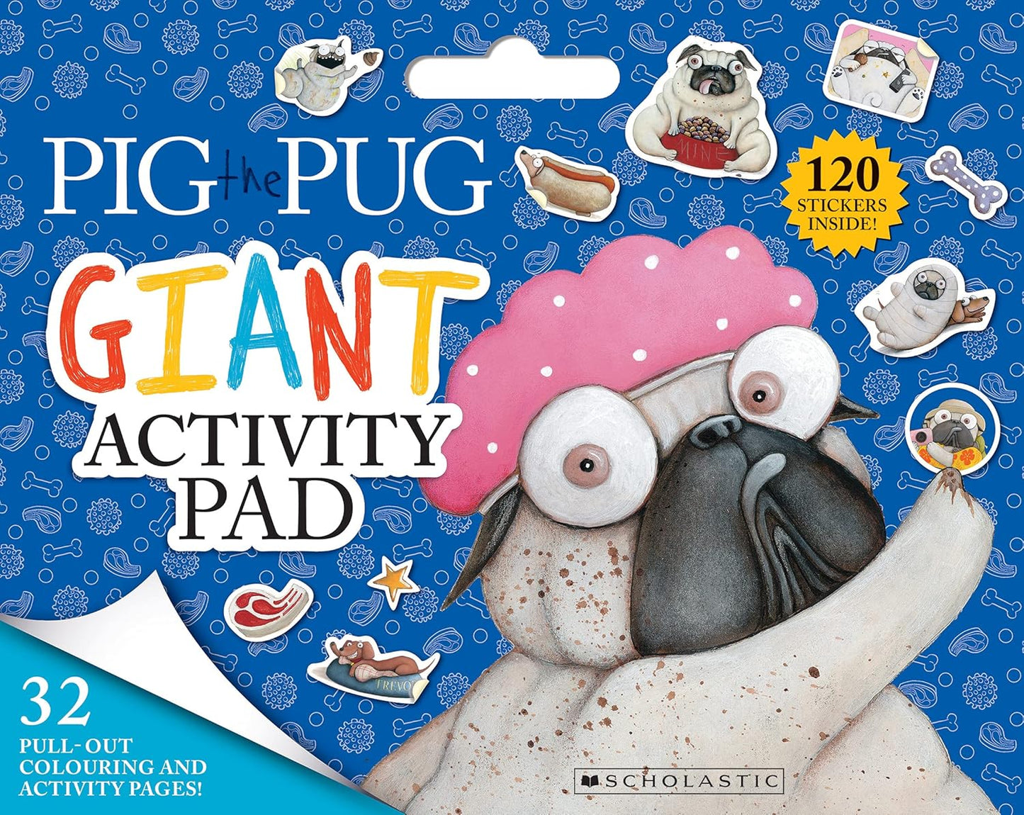 Pig the Pig Giant Activity Pad – children's activity pad cover