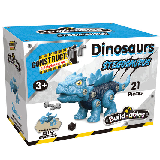 Buildables Stegosaurus - buildable dinosaur toy for early learning centres ages 5+