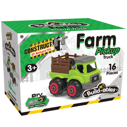 Buildables Pickup Truck - buildable pickup truck toy for early learning centres ages 5+