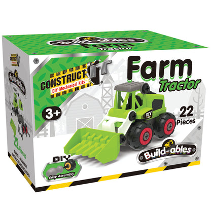 Buildables Tractor - buildable farm tractor toy for early learning centres ages 5+