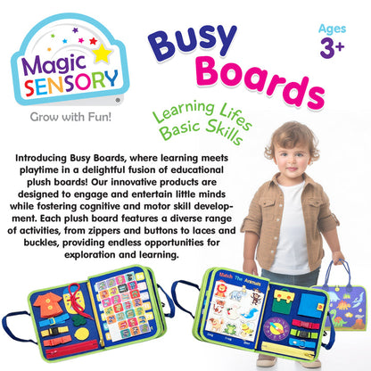 Busy Board Blue