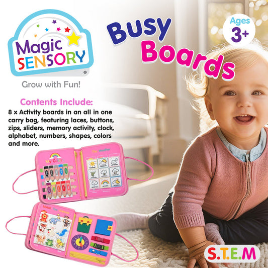 Busy Board Pink