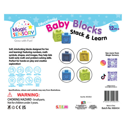 Educational Baby Blocks - Stack & Learn