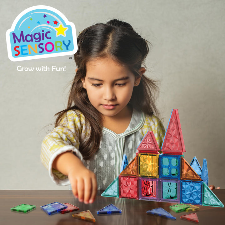 Magnetic Diamond Tiles 60 Piece Set