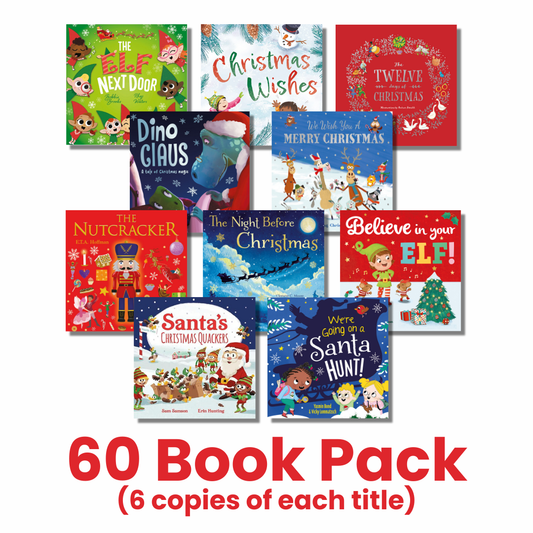 Christmas 60 Book Pack (Ages 2–6)