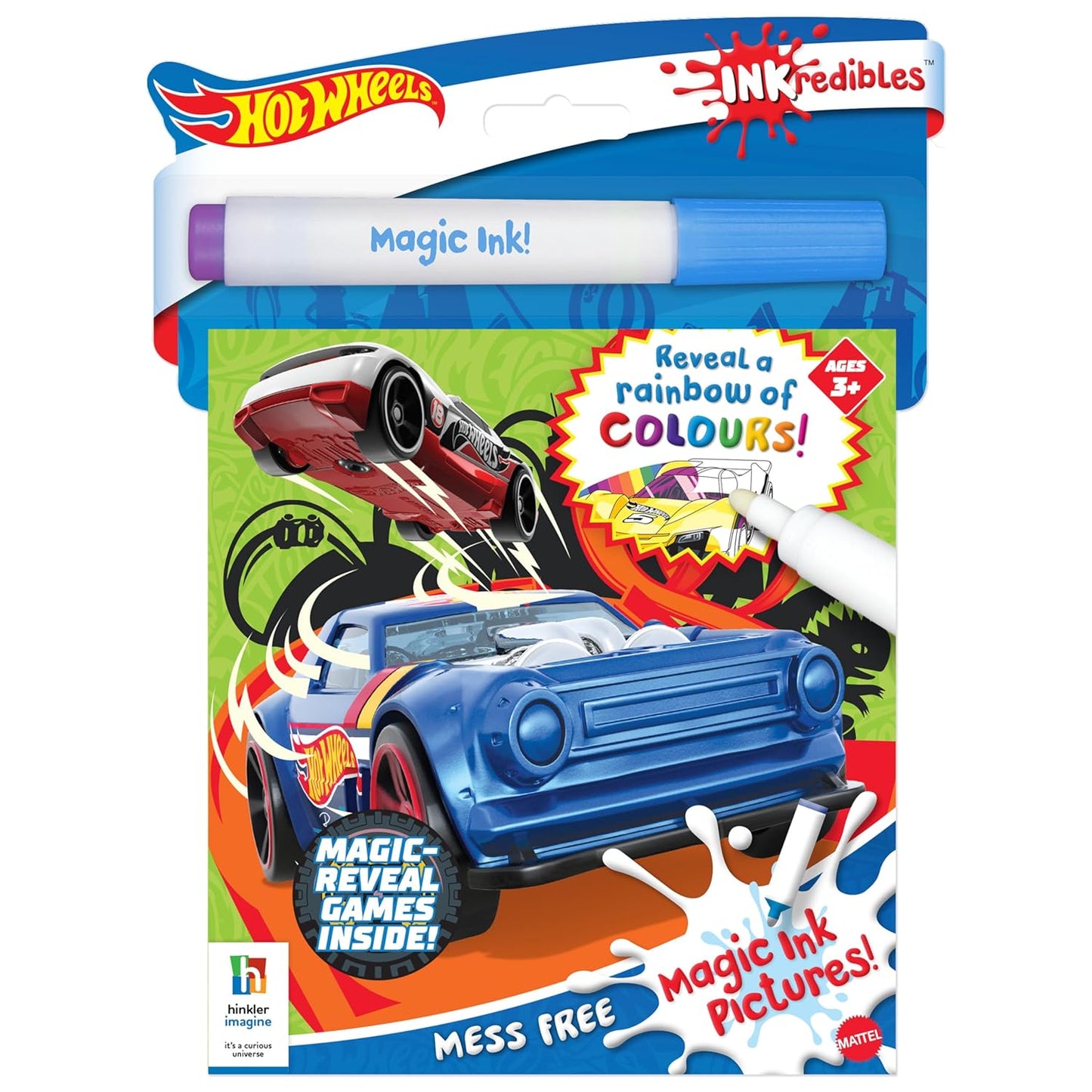 Inkredibles Hot Wheels Magic Ink