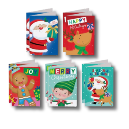 Cute Christmas Cards - Pack of 10
