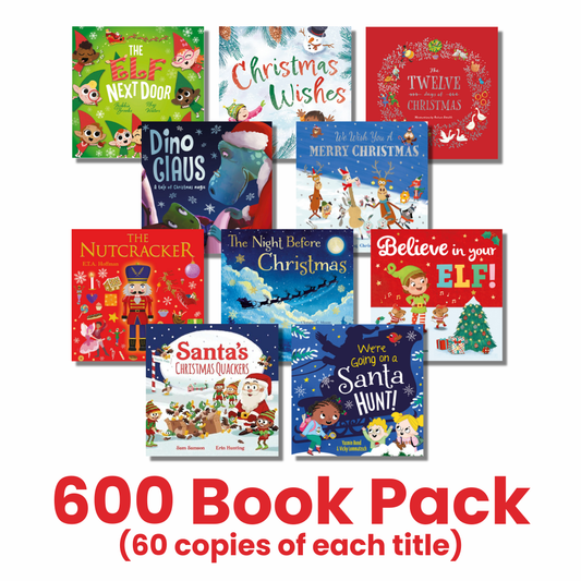 Christmas 600 Book Pack (Ages 2-6)