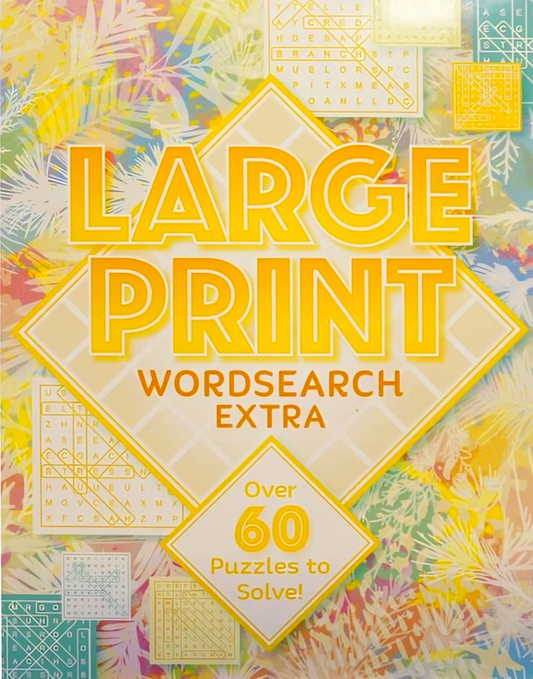 Large Print Wordsearch Extra