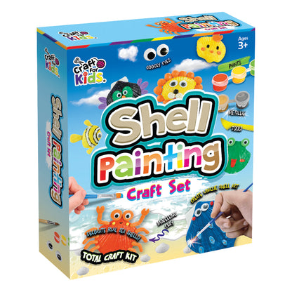 Ultimate Shell Painting Kit - shell art craft kit for children ages 5-10