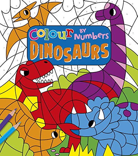 Colour by Numbers Dinosaurs