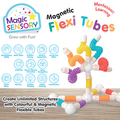 Magnetic Flexi Tubes 26 Piece Set