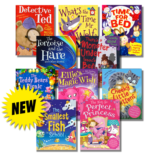 Detective Ted - 10 Book Pack for Early Learning (Ages 4-6)